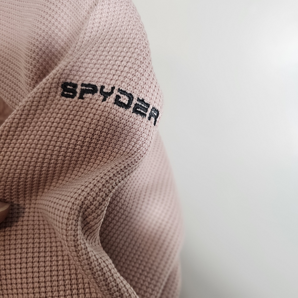 Spyder Pink Quilted Fleece Zip Jacket Women’s S Winter Cozy Ski Streetwear - Picture 9 of 12